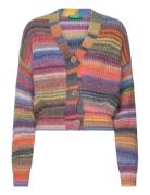 L/S Cardigan Tops Knitwear Cardigans Multi/patterned United Colors Of Benetton