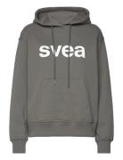 Swcowen Hoodie Tops Sweatshirts & Hoodies Hoodies Grey Svea