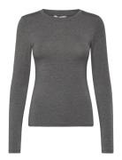 Mschbetrina O Ls Top Tops T-shirts & Tops Long-sleeved Grey MSCH Copenhagen