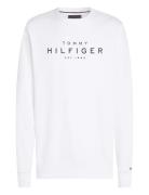 Tommy Hilfiger Sweatshirt Tops T-Langærmet Skjorte White Tommy Hilfiger