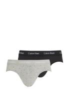 3P Hip Brief Underbukser Y-front Briefs Grey Calvin Klein