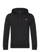 Cal Sweat Hoodie Designers Sweatshirts & Hoodies Hoodies Black J. Lindeberg