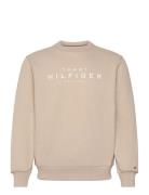 Tommy Hilfiger Sweatshirt Tops T-Langærmet Skjorte Beige Tommy Hilfiger