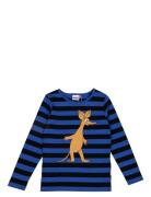 Sniff Tröja Tops T-shirts Long-sleeved T-Skjorte Blue MUMIN