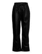 Vera Pu Trousers Bottoms Trousers Leather Leggings-Bukser Black Gina Tricot