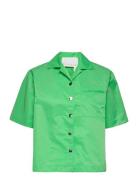 Storm Shirt Tops Shirts Short-sleeved Green REMAIN Birger Christensen