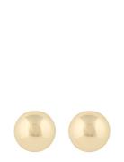 Billie Big Ear Plain S - Accessories Jewellery Earrings Studs Gold SNÖ Of Sweden