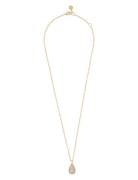 Naomi Drop Pendant Neck 45 G/Clear - 45 Cm Accessories Jewellery Necklaces Dainty Necklaces Gold SNÖ Of Sweden