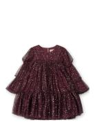 Dionne Dresses & Skirts Dresses Casual Dresses Long-sleeved Casual Dresses Burgundy MarMar Copenhagen