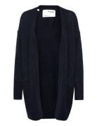 Slflulu New Ls Knit Long Cardigan B Noos Tops Knitwear Cardigans Navy Selected Femme