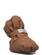 Winn Fleece Lined Winter Outdoor Sock. Grs Shoes Baby Booties Brown MINI A TURE