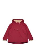 Matwang Fleece Lined Winter Jacket. Grs Outerwear Jackets & Coats Winter Jackets Red MINI A TURE