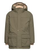 Matkastorio Fleece Lined Winter Jacket. Grs Outerwear Jackets & Coats Winter Jackets Green MINI A TURE