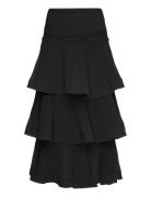 Cmkira-Skirt Skirts Maxi Skirts Black Copenhagen Muse