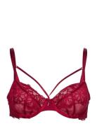 Charlotta Non-Padded Underwired Bra Lingerie Bras & Tops Wired Bras Red Hunkemöller