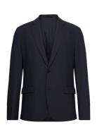 Elton U Bi Stretch Blazer Designers Blazers Single Breasted Blazers Navy J. Lindeberg