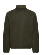 Peter Pile Jacket Sport Men Sport Clothing Sport Fleeces & Midlayers Khaki Green J. Lindeberg