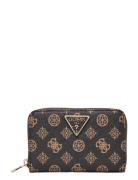 Laurel Slg Medium Zip Around Bags Card Holders & Wallets Wallets Brown GUESS