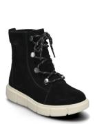 Sorel Explorer Iii Joan Wp Shoes Boots Ankle Boots Ankle Boots Flat Heel Black Sorel