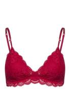 Bra Iris Soft Bralette Heart S Lingerie Bras & Tops Soft Bras Bralette Red Lindex