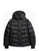 Ski Sport Puffer Jacket Sport Men Sport Clothing Sport Outerwear Sport Jackets Sport Padded Jackets Black Superdry Sport