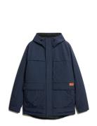 Surplus Hooded Parka Parka Jakke Navy Superdry