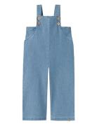 Nmfokaja Loose Dnm Overall 4360-Ls O Lil Bottoms Dungarees Blue Lil'Atelier