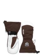 Army Leather Heli Ski Accessories Gloves Thumb Gloves Brown Hestra