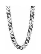 Riviera Riversible Necklace Black/Silver Accessories Jewellery Necklaces Chain Necklaces Silver Bud To Rose