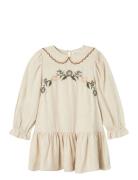 Nmfsafron Ls Dress Lil Dresses & Skirts Dresses Partydresses Cream Lil'Atelier