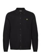 Double Knit Shirt Tops Knitwear Cardigans Black Lyle & Scott