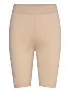 Fine Knit Bike Shorts Bottoms Shorts Cycling Shorts Beige Davida Cashmere