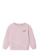 Nmfnatasya Ls Nreg Swe Bru Tops Sweatshirts & Hoodies Sweatshirts Pink Name It