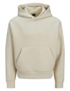 Jcokinetic Sweat Hood Jnr Tops Sweatshirts & Hoodies Hoodies Cream Jack & J S