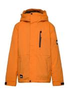 Mission Solid Youth Jk Outerwear Snow-ski Clothing Snow-ski Jacket Orange Quiksilver