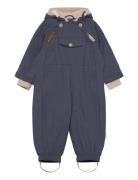 Matwisto Fleece Lined Spring Coverall. Grs Outerwear Coveralls Shell Coveralls Navy MINI A TURE