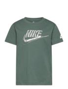 Nike Metallic Futura Tee Tops T-Kortærmet Skjorte Green Nike