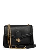 Pebbled Small Bradley Convertible Bag Bags Crossbody Bags Black Lauren Ralph Lauren