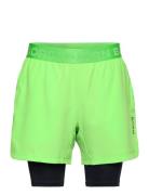 Borg 2 In 1 Shorts Sport Men Sport Clothing Sport Shorts Sport Training Shorts Green Björn Borg