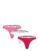 Dana Thong 3Pk G-streng Undertøj Pink Juicy Couture