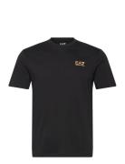 T-Shirt Tops T-Kortærmet Skjorte Black EA7