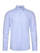 P-Hank-Kent-C1-222 Tops Shirts Business Blue BOSS