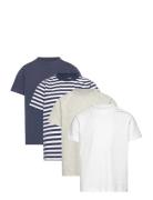 Tnboys Basic S_S Tee Multi Pack Tops T-Kortærmet Skjorte Multi/patterned The New