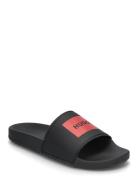 Timein_Slid_Ph Shoes Summer Shoes Sandals Pool Sliders Black HUGO