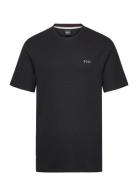 Waffle T-Shirt Tops T-Kortærmet Skjorte Black BOSS