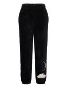 Milena - Night Trousers Pyjamasbukser Hyggebukser Black Etam