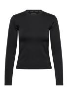 Adelinasw T-Shirt Tops T-shirts & Tops Long-sleeved Black Sofie Schnoor