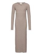 Facitasy Dress Dresses & Skirts Dresses Casual Dresses Long-sleeved Casual Dresses Brown Sofie Schnoor Young