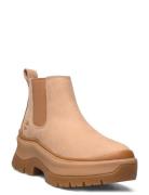 Mid Chelsea Boot Shoes Boots Ankle Boots Ankle Boots Flat Heel Beige Timberland