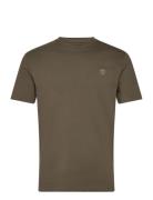 Short Sleeve Tee Designers T-Kortærmet Skjorte Khaki Green Timberland